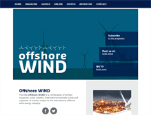 Tablet Screenshot of offshorewindmagazine.com